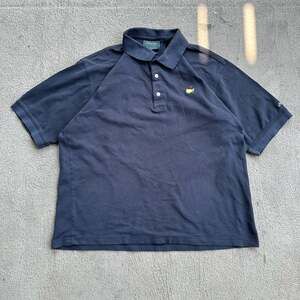 Masters Collection Men's Navy Blue Mercerized Cotton Golf Polo Shirt